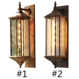 Chinese Outdoor Wall Sconce Single Head Waterproof Streamer Wall Light