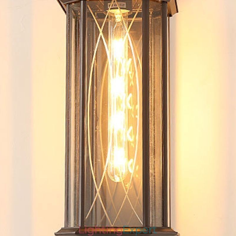 Chinese Outdoor Wall Sconce Single Head Waterproof Streamer Wall Light