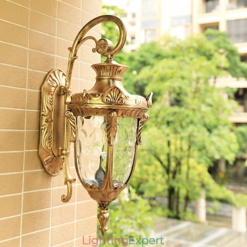 European Outdoor Light Waterproof Single Head Wall Light Courtyard Corridor Garden
