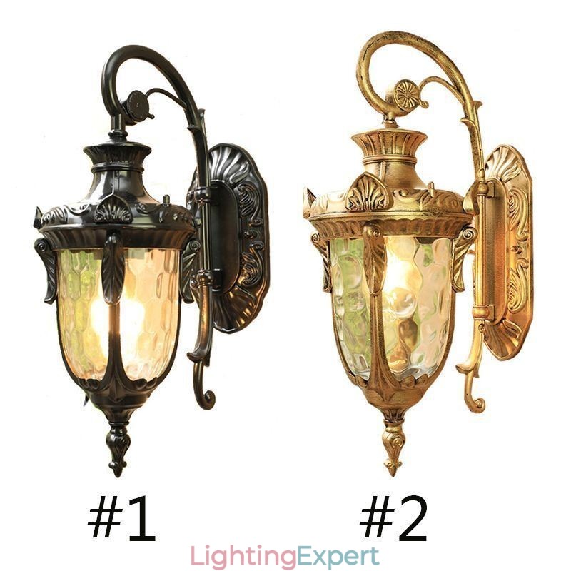 European Outdoor Light Waterproof Single Head Wall Light Courtyard Corridor Garden