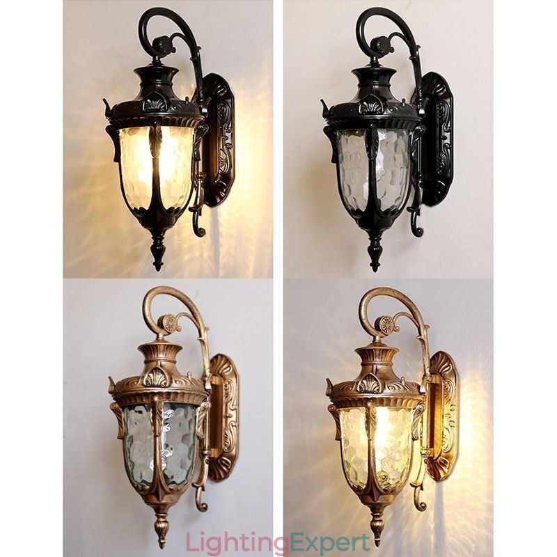 European Outdoor Light Waterproof Single Head Wall Light Courtyard Corridor Garden