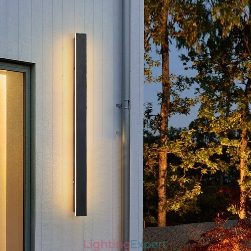 Outdoor Long Modern Contemporary Wall Lamp Sconce Wall Light IP 44 for Porch Patio Garden