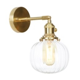Modern Bean Wall Light with Ball Glass Shade