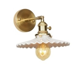 Modern Wall Light with Ceramics Shade