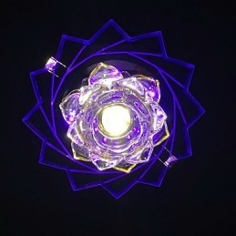 Modern Contemporary Crystal Metal Flush Mount