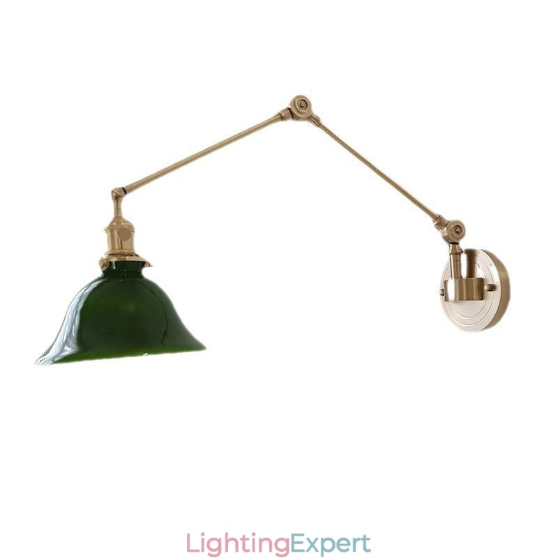 Modern Wall Light with Glass Shade