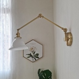 Modern Wall Light with Glass Shade