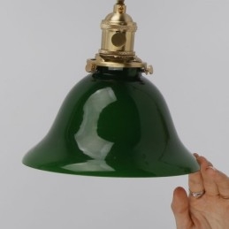 Modern Wall Light with Glass Shade