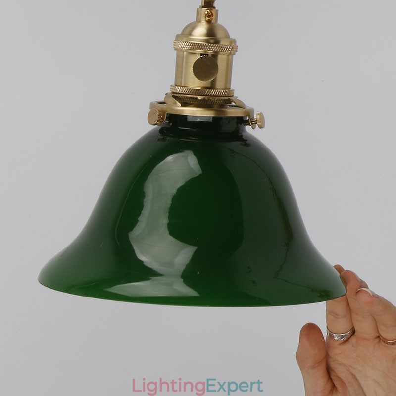 Modern Wall Light with Glass Shade