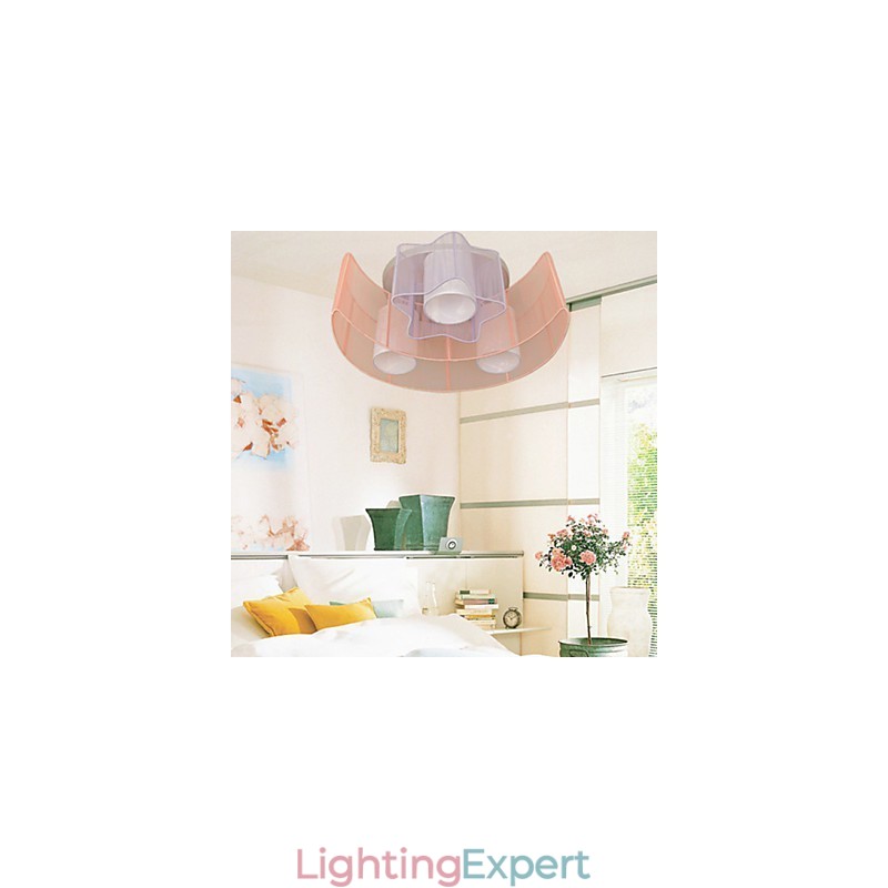 Drawing Line Romantic Stars The Moon Absorb Dome Light Lamp