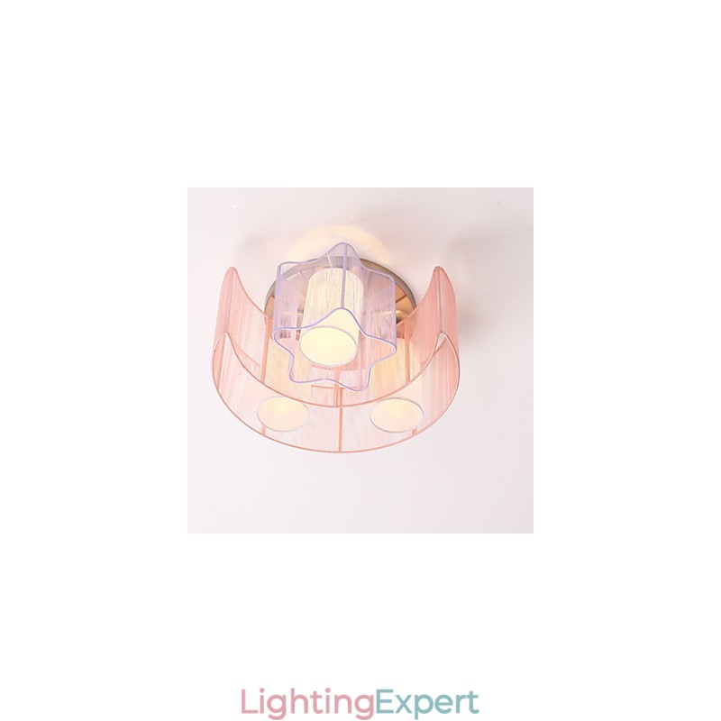Drawing Line Romantic Stars The Moon Absorb Dome Light Lamp