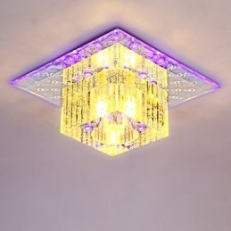 Mini Crystal Ceiling Lamp Spotlight SMD 3W Creative Lamp Tube Light Colorful Color Square Dome Light