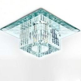 Mini Crystal Ceiling Lamp Spotlight SMD 3W Creative Lamp Tube Light Colorful Color Square Dome Light