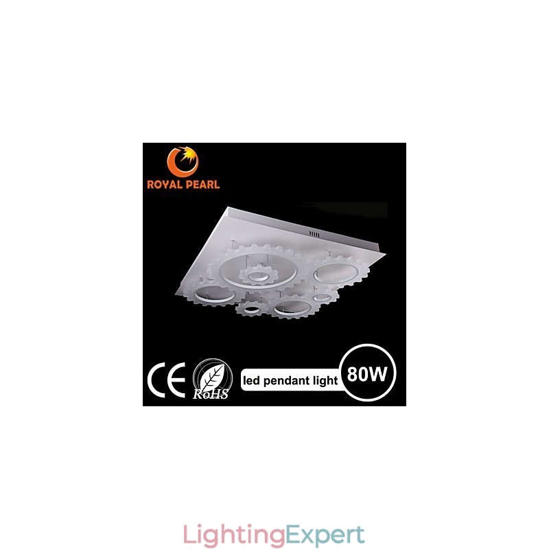 Cool White Epistar Chips 80W Pendant Light