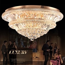 Modern Luxury 9Modern Crystal Ceiling Light Absorb Dome Light Diameter 80CM
