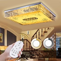 Flush Mount Crystal Modern Contemporary Metal