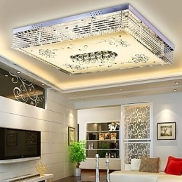 Flush Mount Crystal Modern Contemporary Metal
