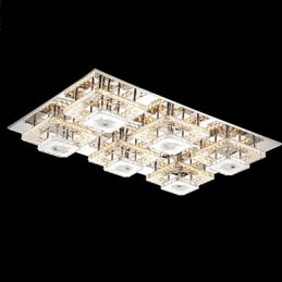 Flush Mounted Crystal Modern Contemporary Living Bed Kids