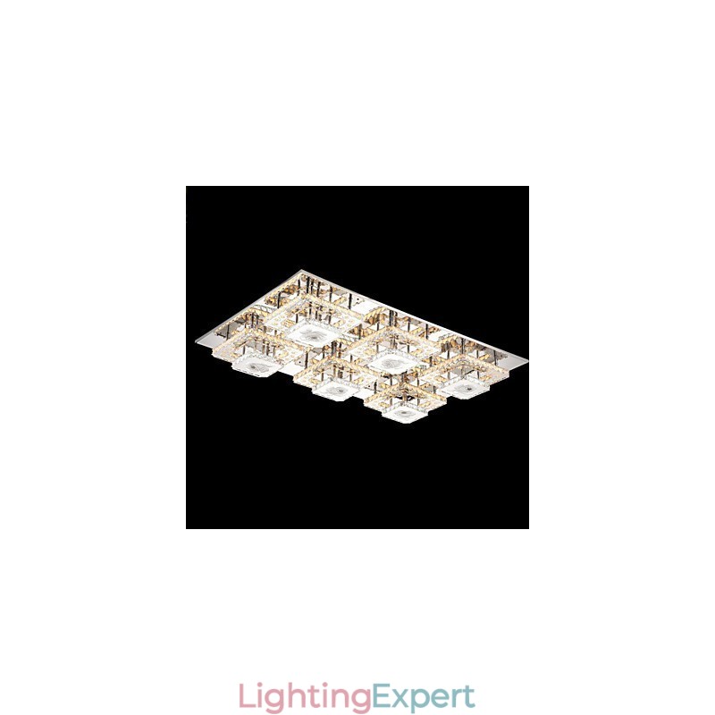 Flush Mounted Crystal Modern Contemporary Living Bed Kids