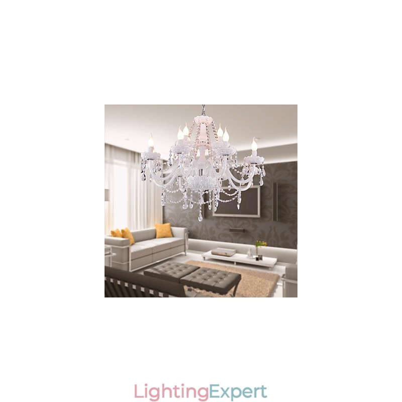 Modern Contemporary Electroplated Chandelier