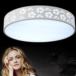 Wrought Iron Hollow Out Plum Blossom Side Circular Dome Light
