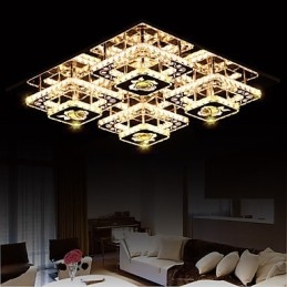 Flush Mounted Crystal Modern Contemporary Living Bed Kids
