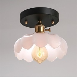 Flush Mount Retro Lighting Lights Glass Ceiling Lamp
