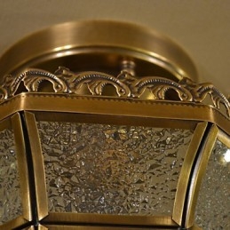 Traditional Classic Mini Style Brass Metal Flush Mount Spot Lights