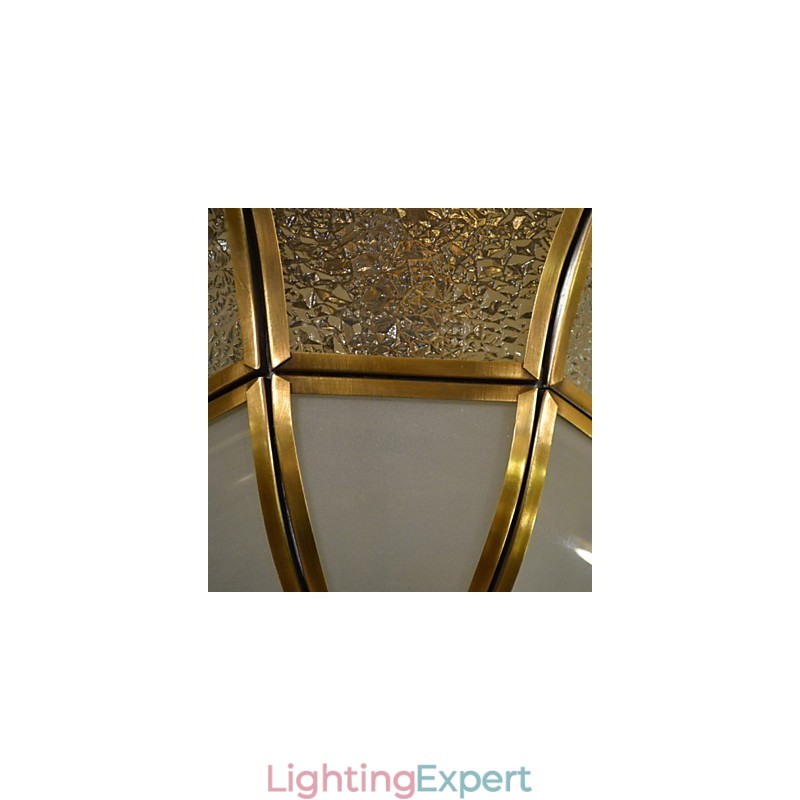 Traditional Classic Mini Style Brass Metal Flush Mount Spot Lights