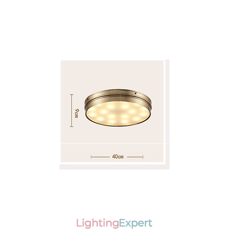 Flush Mount Traditional Classic Metal