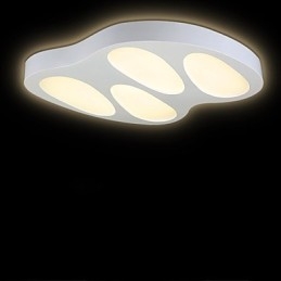 Flush Mount No Polar Light with Remote Control Modern Contemporary