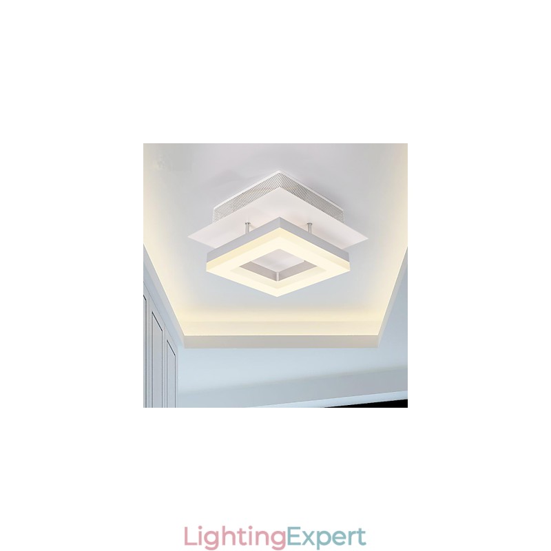 9W Modern Contemporary Acrylic Flush Mount