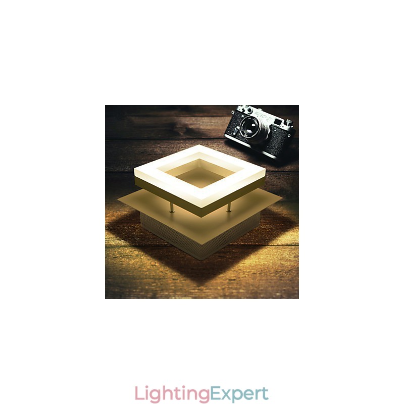 9W Modern Contemporary Acrylic Flush Mount