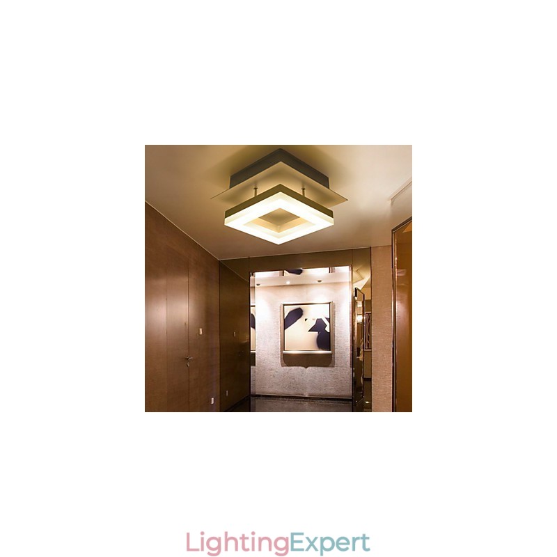 9W Modern Contemporary Acrylic Flush Mount
