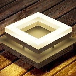 9W Modern Contemporary Acrylic Flush Mount
