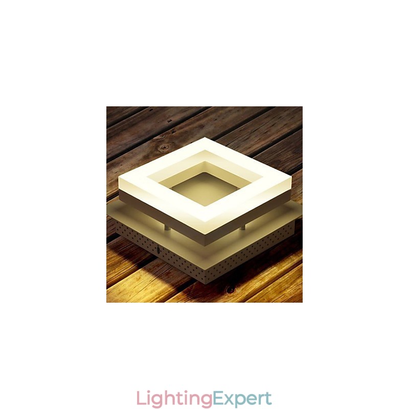 9W Modern Contemporary Acrylic Flush Mount