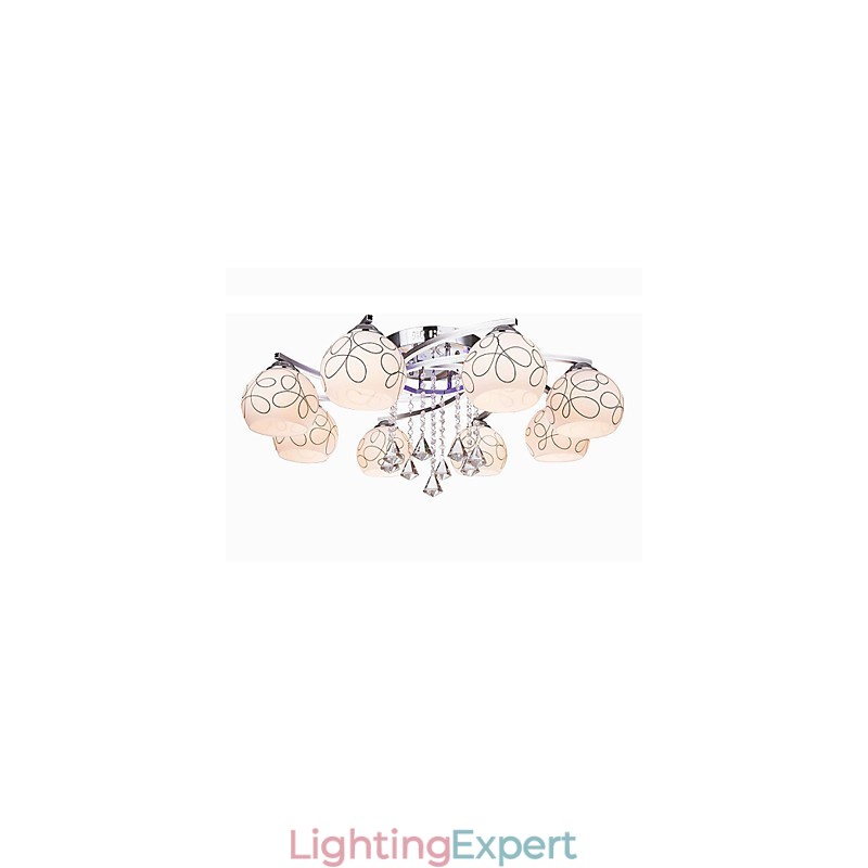 Chandelier Modern Crystal Living 8 lights