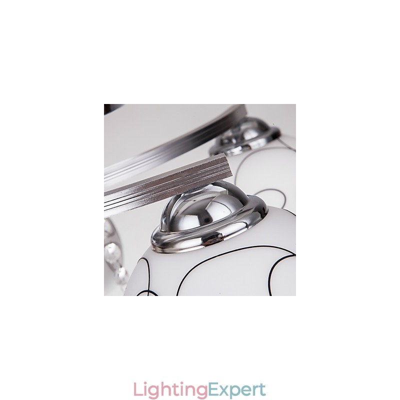 Chandelier Modern Crystal Living 8 lights