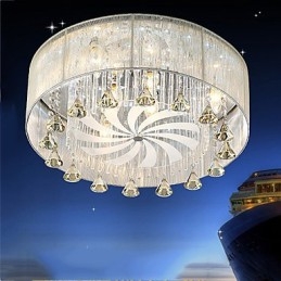 Flush Mount Crystal Modern Contemporary Glass