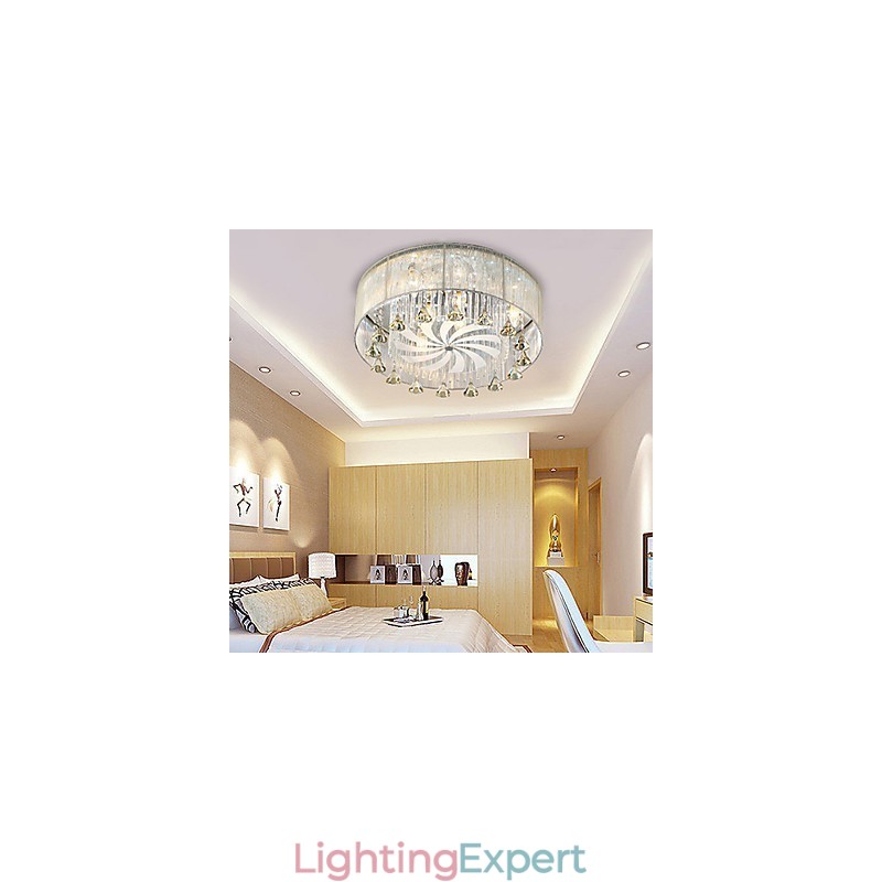 Flush Mount Crystal Modern Contemporary Glass