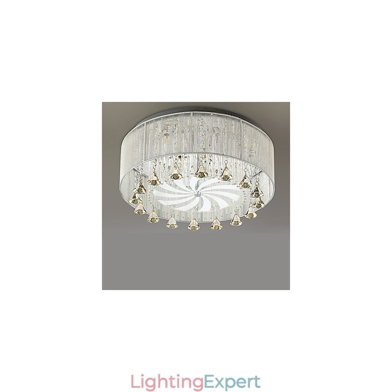 Flush Mount Crystal Modern Contemporary Glass