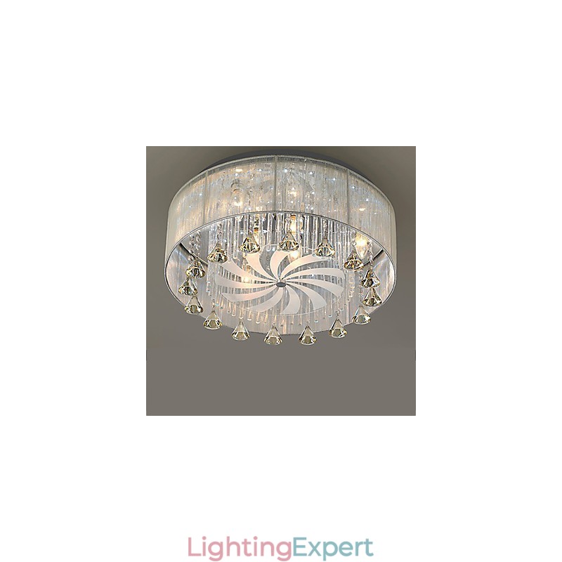 Flush Mount Crystal Modern Contemporary Glass