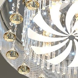 Flush Mount Crystal Modern Contemporary Glass