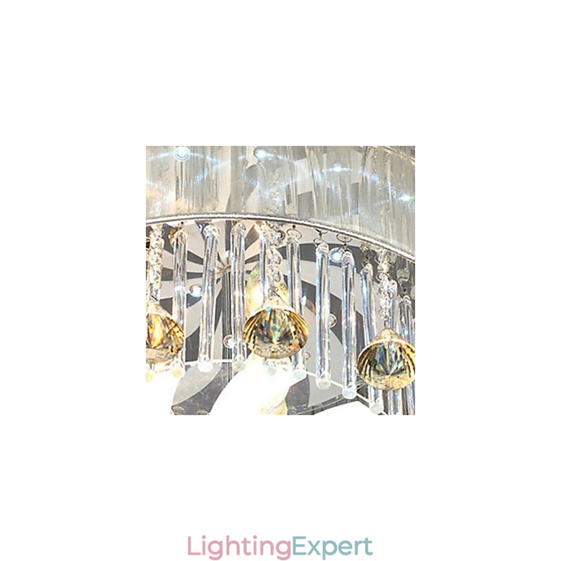 Flush Mount Crystal Modern Contemporary Glass