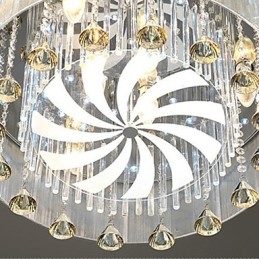 Flush Mount Crystal Modern Contemporary Glass