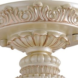 Traditional Classic Mini Style Painting Resin Flush Mount Spot Lights