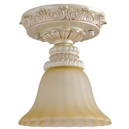 Traditional Classic Mini Style Painting Resin Flush Mount Spot Lights