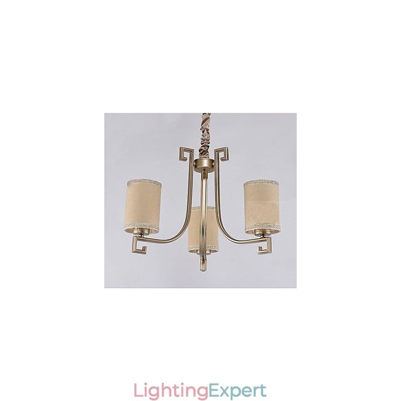 The Chinese Style Chandelier Iron Copper Imitation Air Lamps