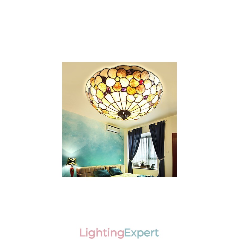The Mediterranean Sea Shells Absorb Dome Light Rural Chimney 50 Cm In Diameter