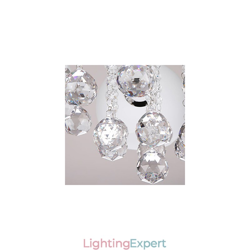 Flush Mount Crystal Modern Contemporary Glass